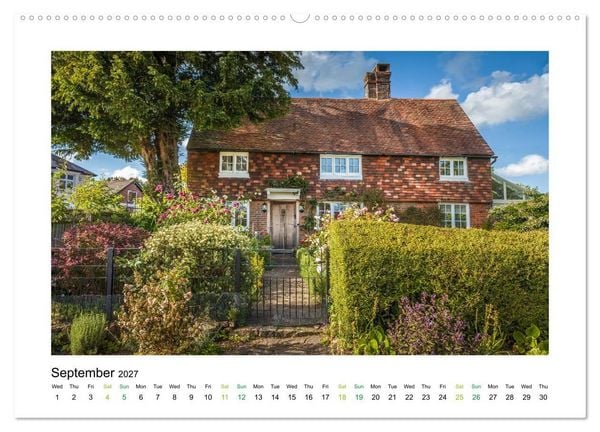 Produktbild: Charming Country Houses (High Quality Premium Wall Calendar 2027 DIN A2 landscape),CALVENDO 12 Month Wall Calendar