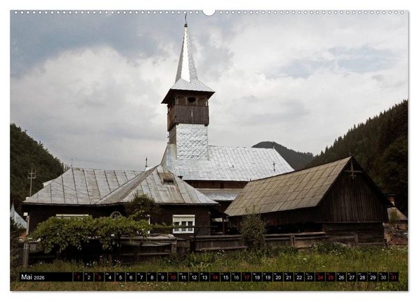 Produktbild: Entlang der Wassertalbahn - Auf schmaler Spur im Norden Rum&auml;niens (Wandkalender 2026 DIN A2 quer), CALVENDO Monatskalender