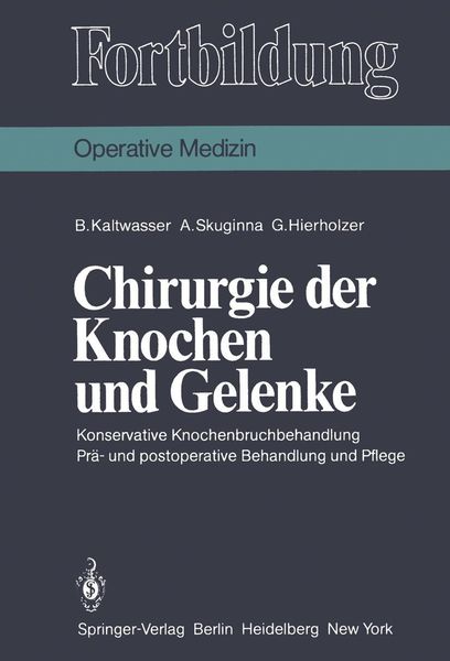 Produktbild: Chirurgie der Knochen und Gelenke