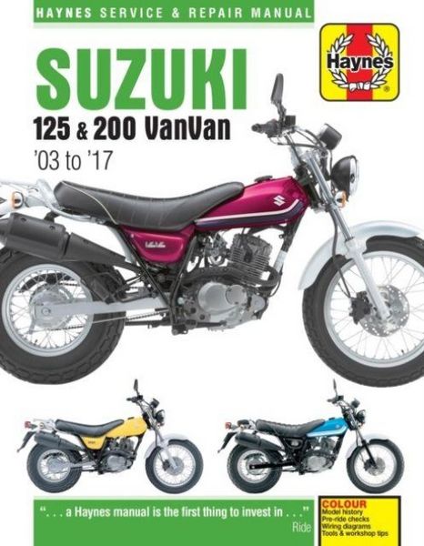 Produktbild: Suzuki RV125/200 VanVan (03 - 17) Haynes Repair Manual