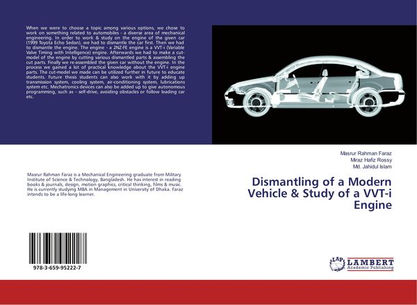 Produktbild: Dismantling of a Modern Vehicle & Study of a VVT-i Engine