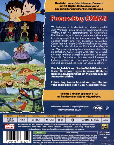 Produktbild: FUTURE BOY CONAN - Vol. 2 LTD. - Limited Edition mit Art Book