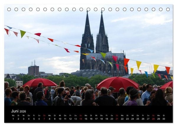 Produktbild: K&ouml;lner Spitzen (Tischkalender 2026 DIN A5 quer), CALVENDO Monatskalender