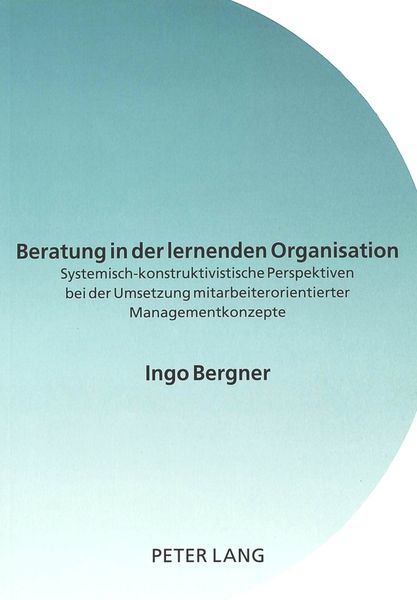 Produktbild: Beratung in der lernenden Organisation