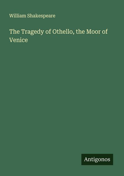 Produktbild: The Tragedy of Othello, the Moor of Venice