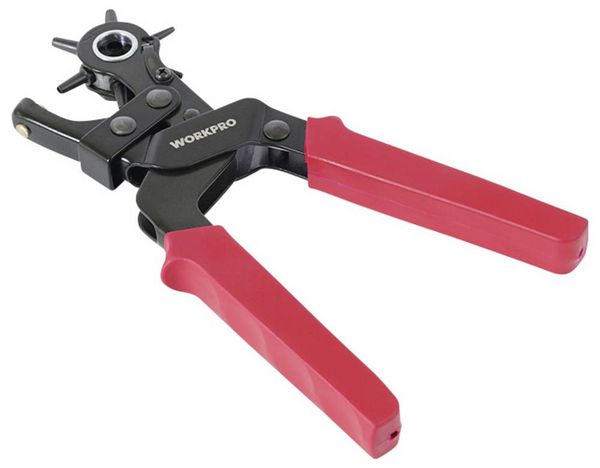 Produktbild: WorkPro WP231077 Stanzzange 2 mm, 2.5 mm, 3 mm, 3.5 mm, 4 mm, 4.5mm 230mm 1St.