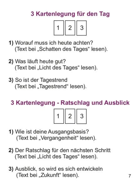 Produktbild: Große Wegbegleiter Lenormandkarten mit viel Text