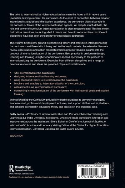 Produktbild: Internationalizing the Curriculum