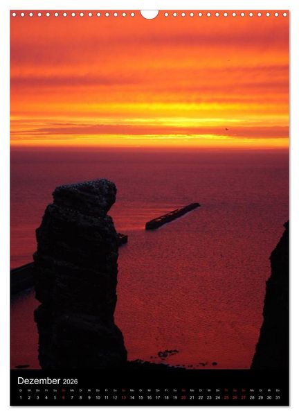 Produktbild: Helgoland in der Nordsee (Wandkalender 2026 DIN A3 hoch), CALVENDO Monatskalender