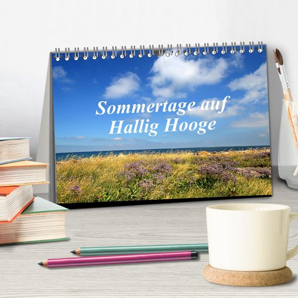 Produktbild: Sommertage auf Hallig Hooge (Tischkalender 2026 DIN A5 quer), CALVENDO Monatskalender