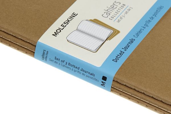 Moleskine Cahier, 3er Set, Kartoneinband