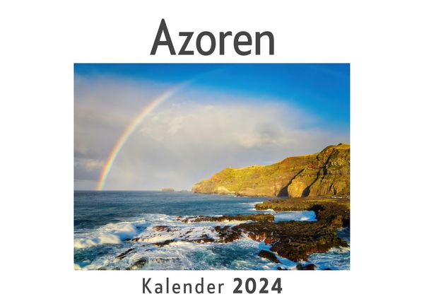 Produktbild: Azoren (Wandkalender 2024, Kalender DIN A4 quer, Monatskalender im Querformat mit Kalendarium, Das perfekte Geschenk)