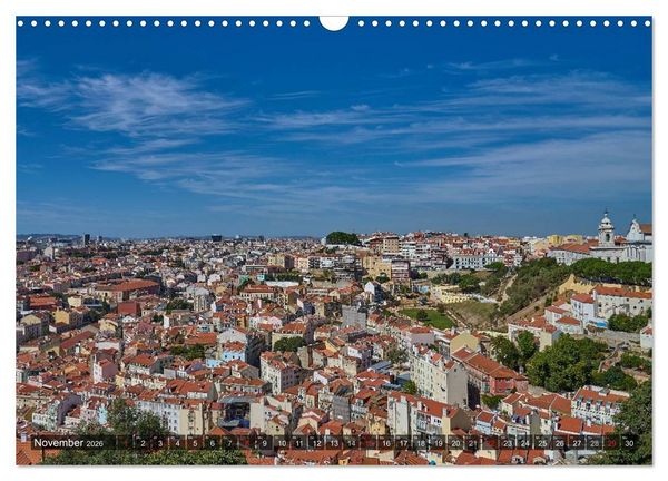 Produktbild: Portugal - Bilder dreier St&auml;dte (Wandkalender 2026 DIN A3 quer), CALVENDO Monatskalender