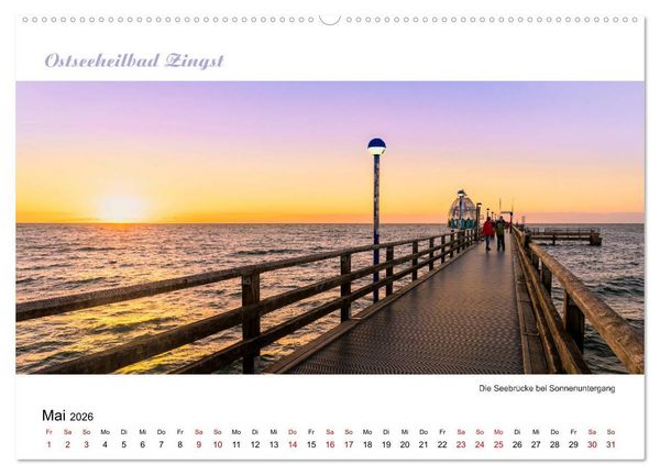 Produktbild: Panorama-Blick Fischland-Darss-Zingst (Wandkalender 2026 DIN A2 quer), CALVENDO Monatskalender