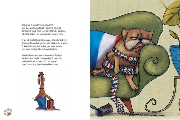 Produktbild: Giraffenhund und Kratzb&uuml;rste - Eine Reise nach Paris