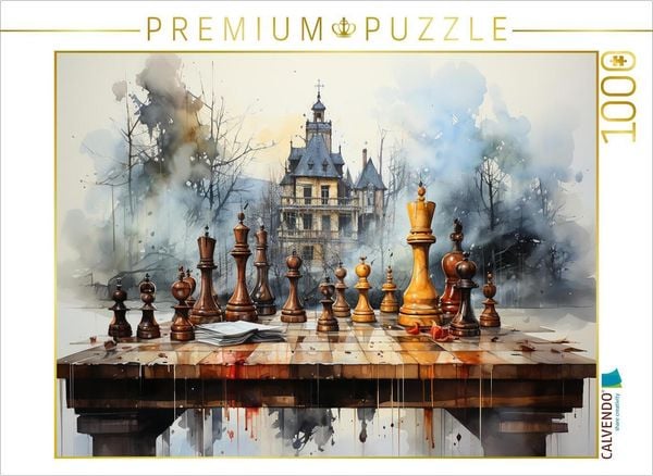 CALVENDO Puzzle Aufgestellt | 1000 Teile Lege-Größe 64x48cm Foto-Puzzle für glückliche Stunden