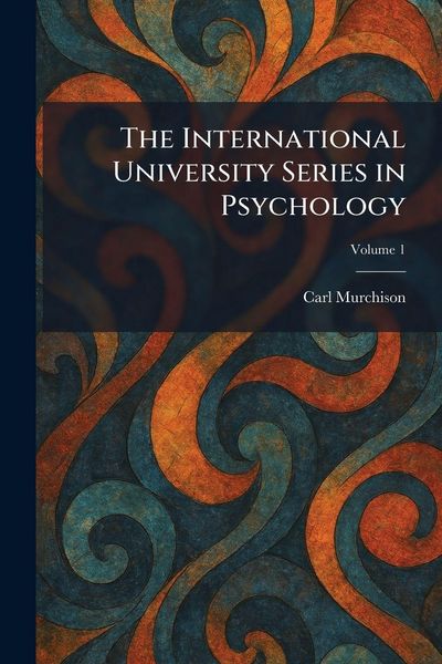 Produktbild: The International University Series in Psychology