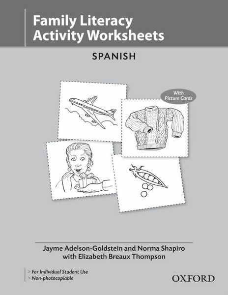 Produktbild: Family Literacy Activity Worksheets Spanish