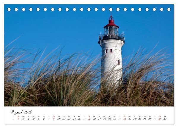 Produktbild: Leuchtt&uuml;rme PUR (Tischkalender 2026 DIN A5 quer), CALVENDO Monatskalender