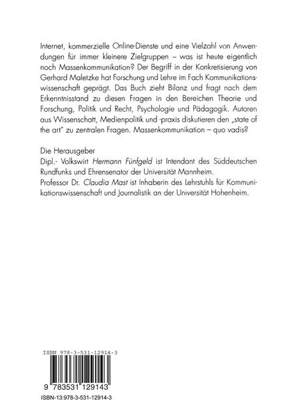 Produktbild: Massenkommunikation