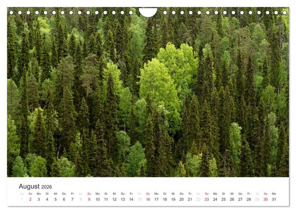 Produktbild: Naturparadies Finnland (Wandkalender 2026 DIN A4 quer), CALVENDO Monatskalender