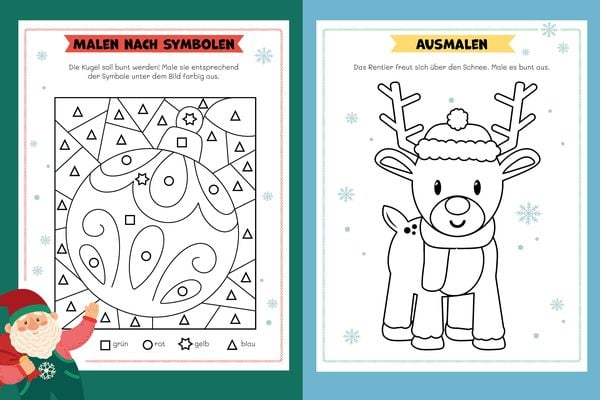 Produktbild: Mein Adventskalenderbuch R&auml;tselspa&szlig; mit den Wichteln