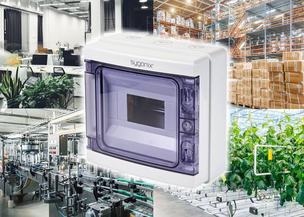 Produktbild: Sygonix SY-5491854 Kleinverteiler Oberfl&auml;chenmontage Anzahl Teilungen = 12 Anzahl Reihen = 1 Inhalt 1 St.