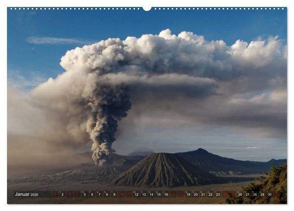 Produktbild: Vulkane - Magma, Lava, Eruptionen (hochwertiger Premium Wandkalender 2026 DIN A2 quer), Kunstdruck in Hochglanz