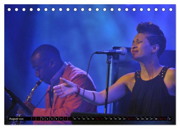 Produktbild: Jazz 2026 (Tischkalender 2026 DIN A5 quer), CALVENDO Monatskalender