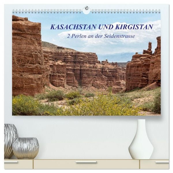 Produktbild: Kasachstan und Kirgistan (hochwertiger Premium Wandkalender 2026 DIN A2 quer), Kunstdruck in Hochglanz