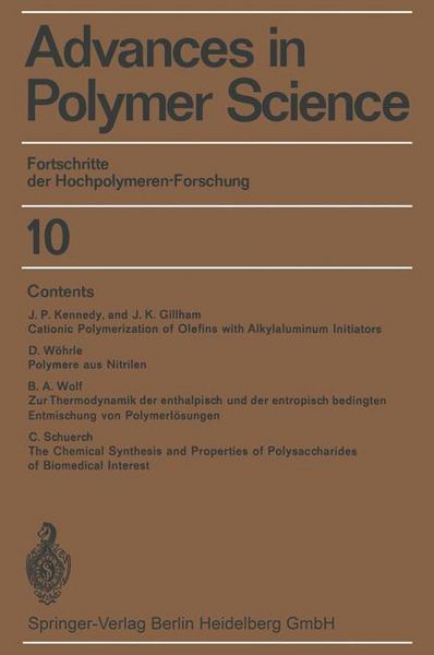 Produktbild: Fortschritte der Hochpolymeren-Forschung
