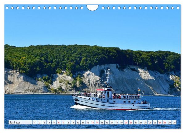 Produktbild: Sassnitz mit der Kreidek&uuml;ste (Wandkalender 2026 DIN A4 quer), CALVENDO Monatskalender