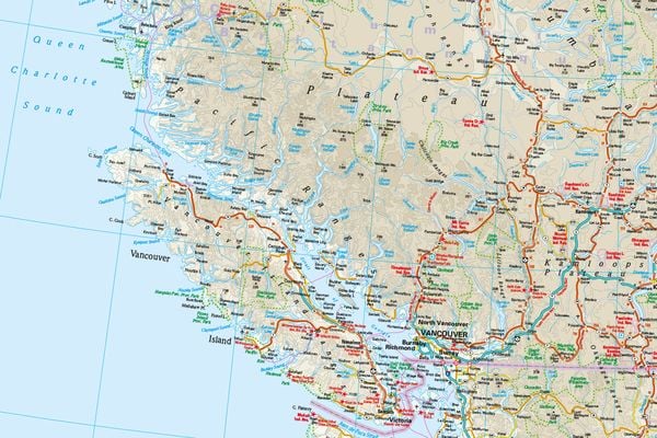 Produktbild: Reise Know-How Landkarte Kanada West / West Canada (1:1.900.000)