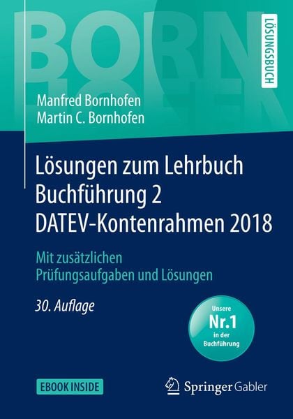 Produktbild: L&ouml;sungen zum Lehrbuch Buchf&uuml;hrung 2 DATEV-Kontenrahmen 2018