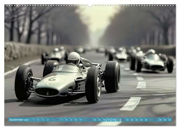 Produktbild: Formel 1 in den sechziger Jahren (Wandkalender 2026 DIN A2 quer), CALVENDO Monatskalender