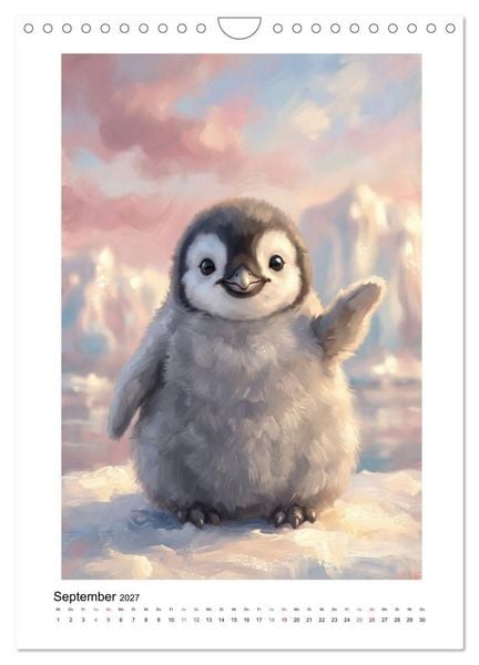 Produktbild: Pinguine - Watscheln, Kuscheln, Staunen (Wandkalender 2027 DIN A4 hoch), CALVENDO Monatskalender