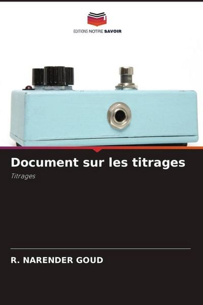 Produktbild: Document sur les titrages