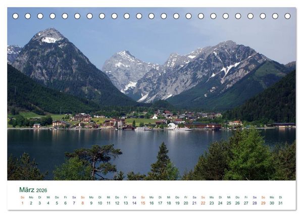 Produktbild: Tirol &ndash; Rund um den Achensee (Tischkalender 2026 DIN A5 quer), CALVENDO Monatskalender