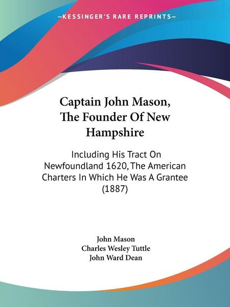 Produktbild: Captain John Mason, The Founder Of New Hampshire