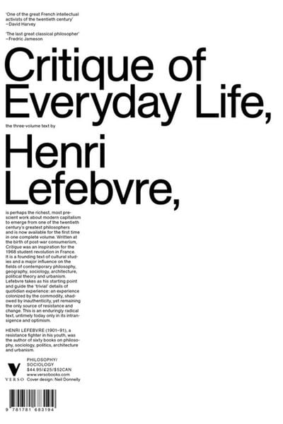 Produktbild: Critique of Everyday Life