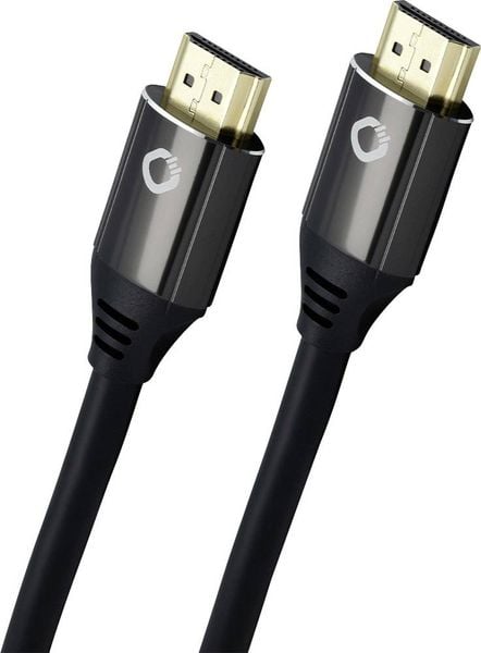 Oehlbach HDMI Anschlusskabel HDMI-A Stecker, HDMI-A Stecker 2.00 m Schwarz D1C92493 8K UHD HDMI-Kabel