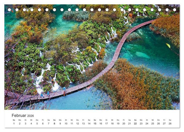 Produktbild: Malerisches Kroatien (Tischkalender 2026 DIN A5 quer), CALVENDO Monatskalender