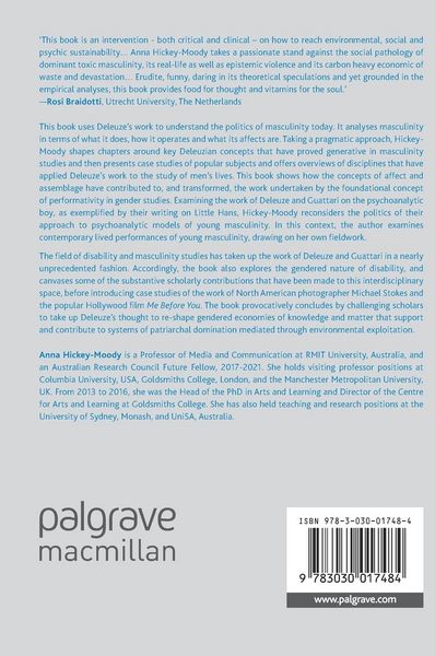 Produktbild: Deleuze and Masculinity