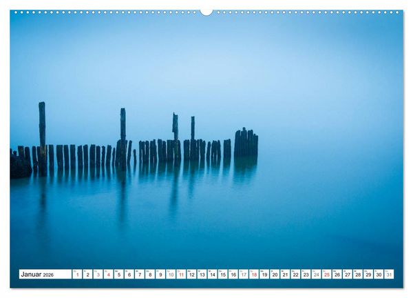 Produktbild: Insel R&uuml;gen - Die K&uuml;ste von Sellin bis Kap Arkona (Wandkalender 2026 DIN A2 quer), CALVENDO Monatskalender