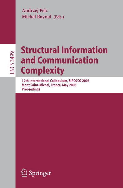 Produktbild: Structural Information and Communication Complexity