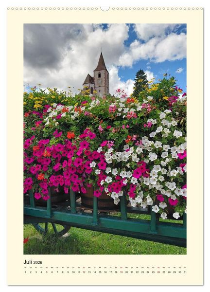 Produktbild: Zauberhaftes Elsass (Wandkalender 2026 DIN A2 hoch), CALVENDO Monatskalender