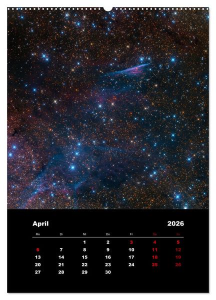 Produktbild: Das Universum (Wandkalender 2026 DIN A2 hoch), CALVENDO Monatskalender