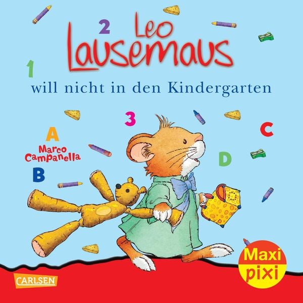 Produktbild: Maxi Pixi 56: Leo Lausemaus will nicht in den Kindergarten