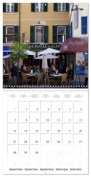 Produktbild: Gibraltar - Where Britain borders Spain (Wall Calendar 2026 12 &times; 12 Inch) CALVENDO 12 Month Wall Calendar
