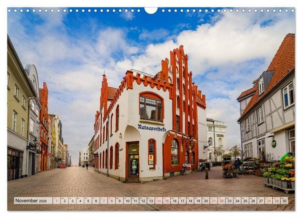 Produktbild: Wismar Impressionen (Wandkalender 2026 DIN A3 quer), CALVENDO Monatskalender
